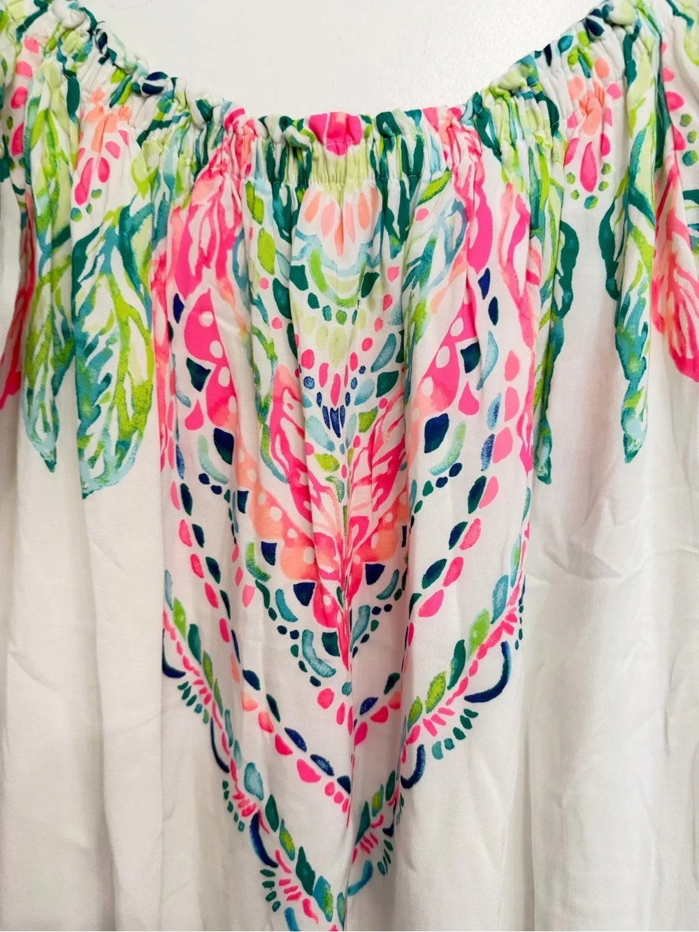 Lilly Pulitzer Coconut Coast Nevie Off-Shoulder Mini Dress Size XS 36618_7